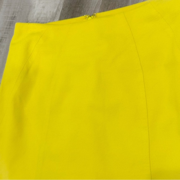 Ann Taylor Loft bright yellow mini skirt ❤️ - Picture 5 of 8